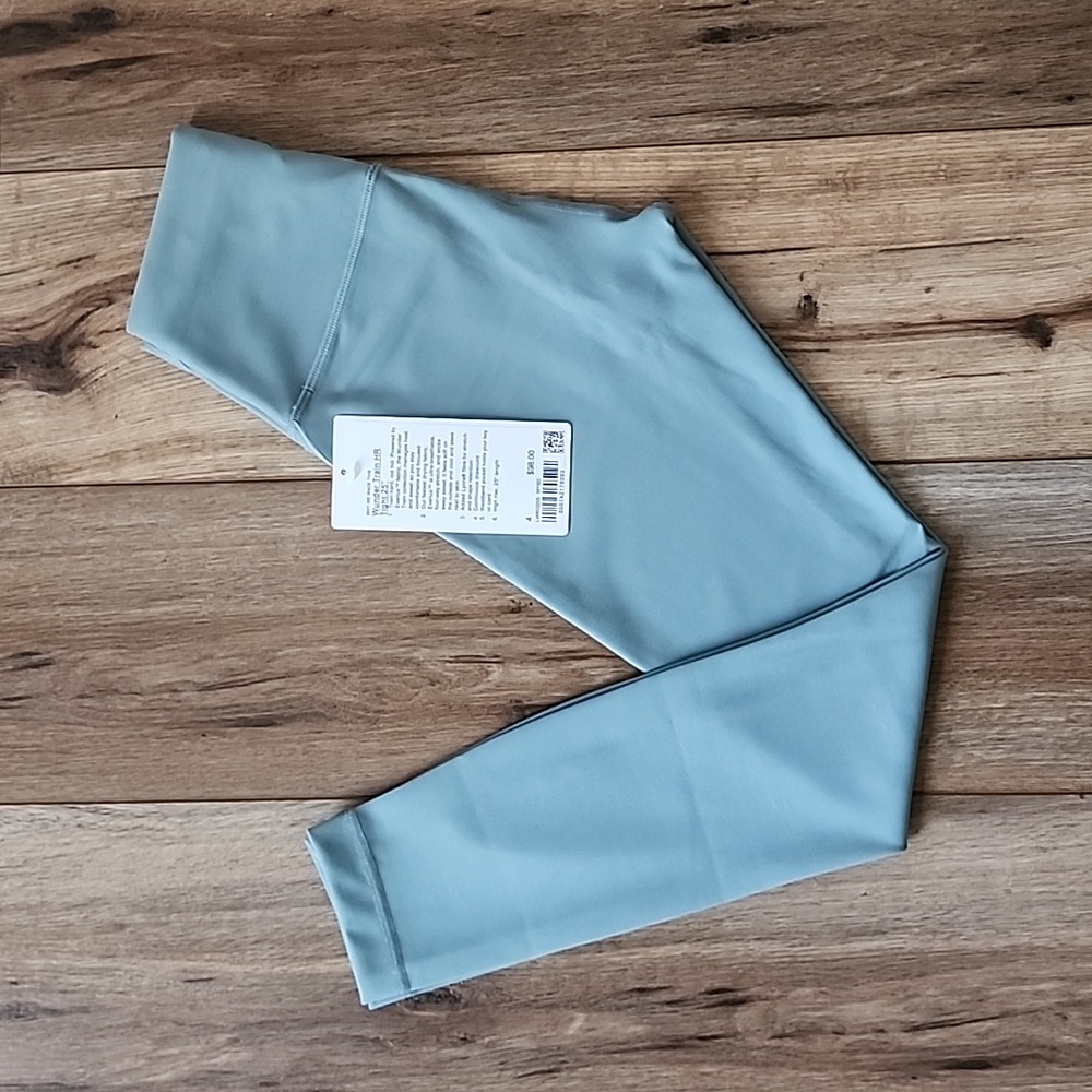 Lululemon Wunder Train High-Rise Tight, 25", 4, Misty Glade